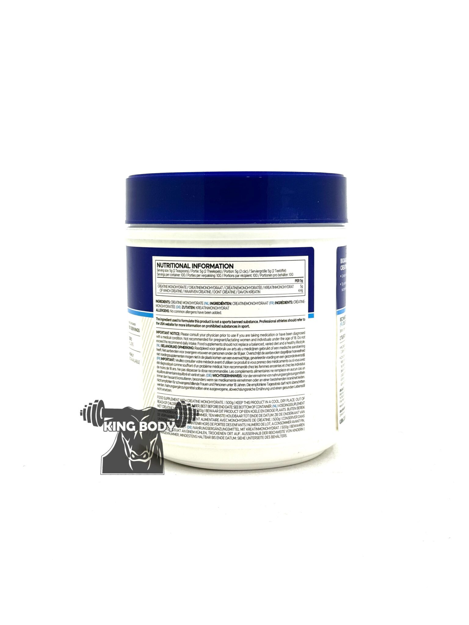 مشخصات کراتین 500 گرمی usn مشخصات کراتین 500 گرمی usn