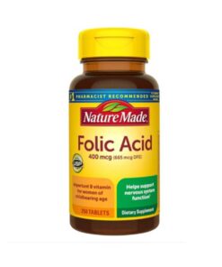 اسید فولیک نیچرمید 250 عددی | Nature Made Folic Acid 400 mcg