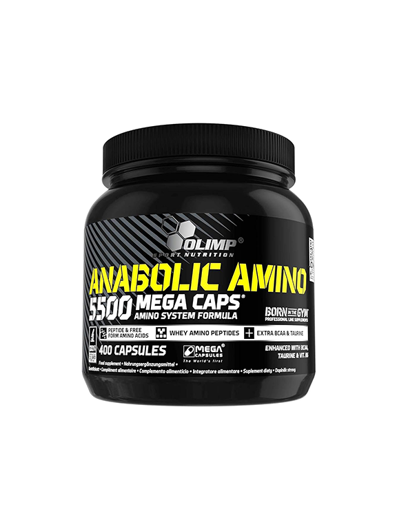 آمینو 5500 مگا کپس الیمپ (400عددی) | Olimp Anabolic Amino
