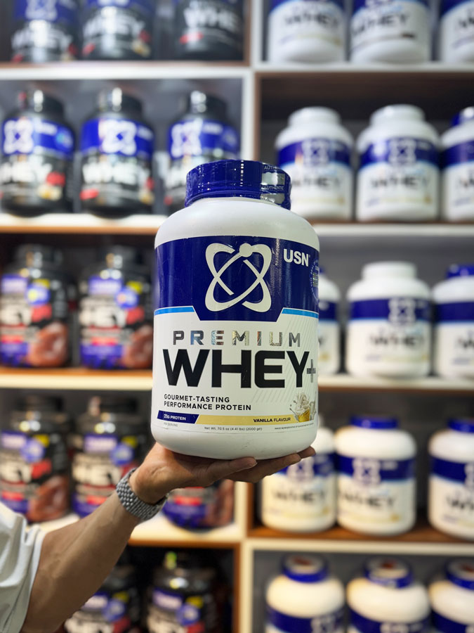 پروتئین وی پریمیوم پلاس یو اس ان (2000G) | USN Premium Whey Plus پروتئین وی پریمیوم پلاس یو اس ان (2000G) | USN Premium Whey Plus