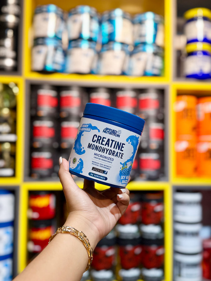 کراتین مونوهیدرات طعمدار اپلاید Applied Nutrition Creatine Monohydrate 250gr کراتین مونوهیدرات طعمدار اپلاید Applied Nutrition Creatine Monohydrate 250gr