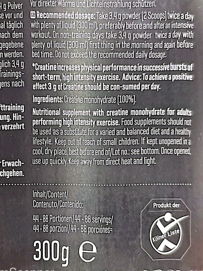 کراتین مونوهیدرات پیور بادی اتک (۳۰۰g) | BODY ATTACK 100% PURE CREATINE کراتین مونوهیدرات پیور بادی اتک (۳۰۰g) | BODY ATTACK 100% PURE CREATINE
