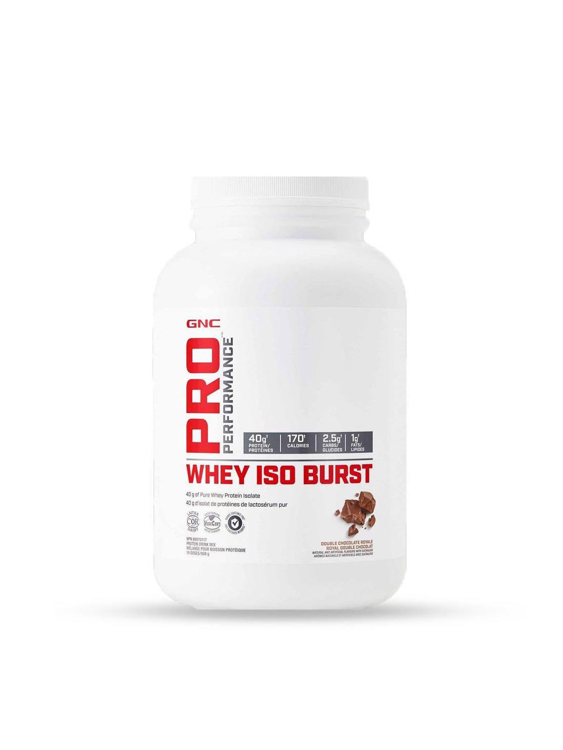 وی پرو ایزو براست جی ان سی (1KG) | GNC ISO BRUST Whey