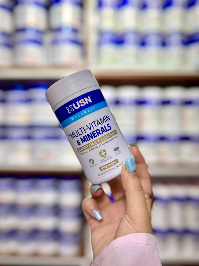 مولتی ویتامین و مینرال یو اس ان (60عددی) | USN MULTI & MENERAL مولتی ویتامین و مینرال یو اس ان (60عددی) | USN MULTI & MENERAL