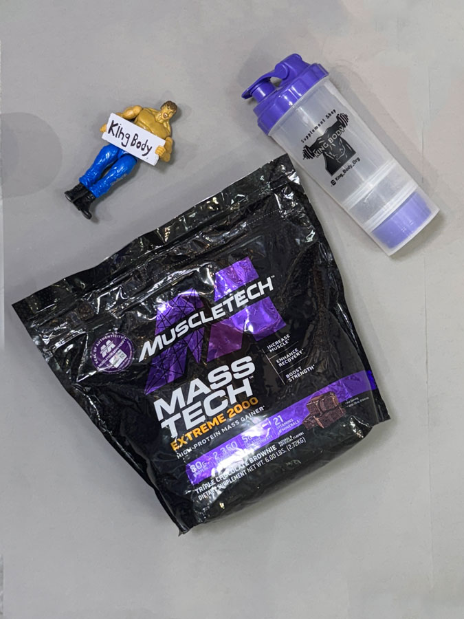 گینر مس تک اکستریم ۲۰۰۰ ماسل تک (۲٫۲۷kg) | MuscleTech Mass Tech Extreme گینر مس تک اکستریم ۲۰۰۰ ماسل تک (۲٫۲۷kg) | MuscleTech Mass Tech Extreme