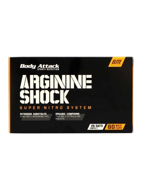 ال آرژنین شوک بادی اتک (80عددی) | BODY ATTACK Arginine Shock ال آرژنین شوک بادی اتک (80عددی) | BODY ATTACK Arginine Shock