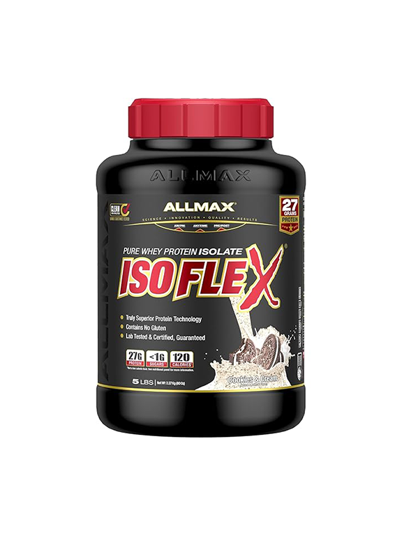 پروتئین وی ایزوله ایزوفلکس ال مکس (2.27KG) | ALLMAX ISOFLEX WHEY PROTEIN