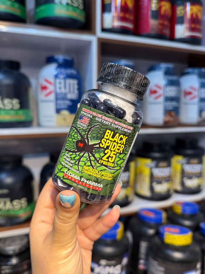 قرص چربی سوز بلک اسپایدر 25 کلوما فارما (100عددی) | BLACK SPIDER 25 Cloma Pharma قرص چربی سوز بلک اسپایدر 25 کلوما فارما (100عددی) | BLACK SPIDER 25 Cloma Pharma