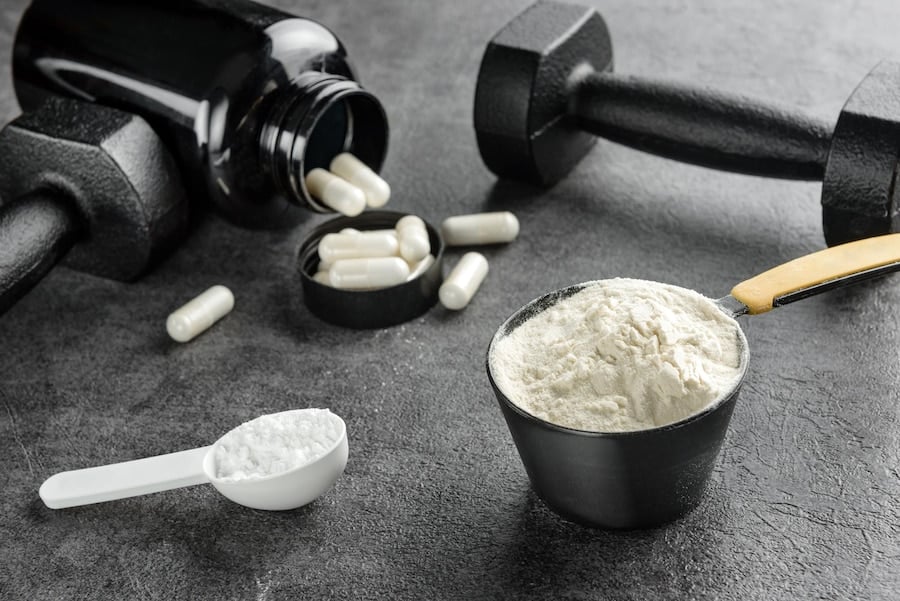 بررسی مصرف همزمان پروتئین وی و کراتین