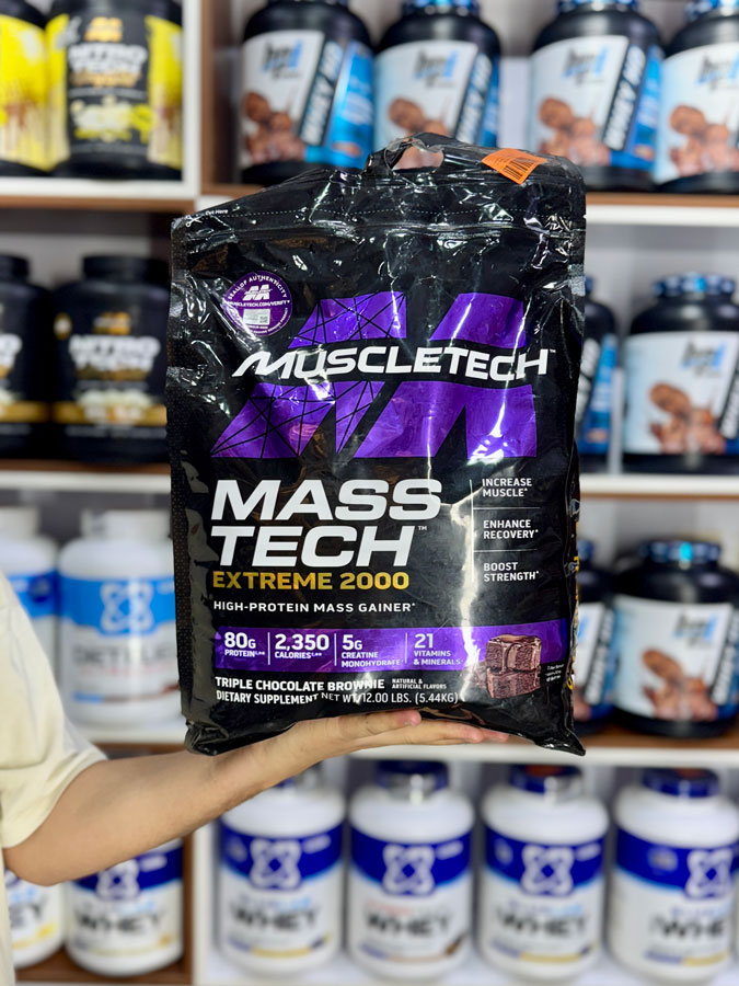 مستک-اکستریم-ماسلتک گینر مس تک اکستریم 2000 ماسل تک (5.44KG) | MuscleTech Mass Tech Extreme 2000