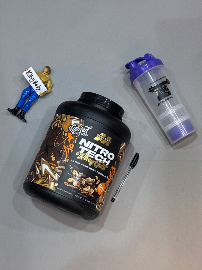 پروتئین وی نیترو تک وی گلد لمیتد ادیشن ماسل تک (۲٫۳۲KG) | MuscleTech Nitro-Tech Whey GOLD LIMITED پروتئین وی نیترو تک وی گلد لمیتد ادیشن ماسل تک (۲٫۳۲KG) | MuscleTech Nitro-Tech Whey GOLD LIMITED