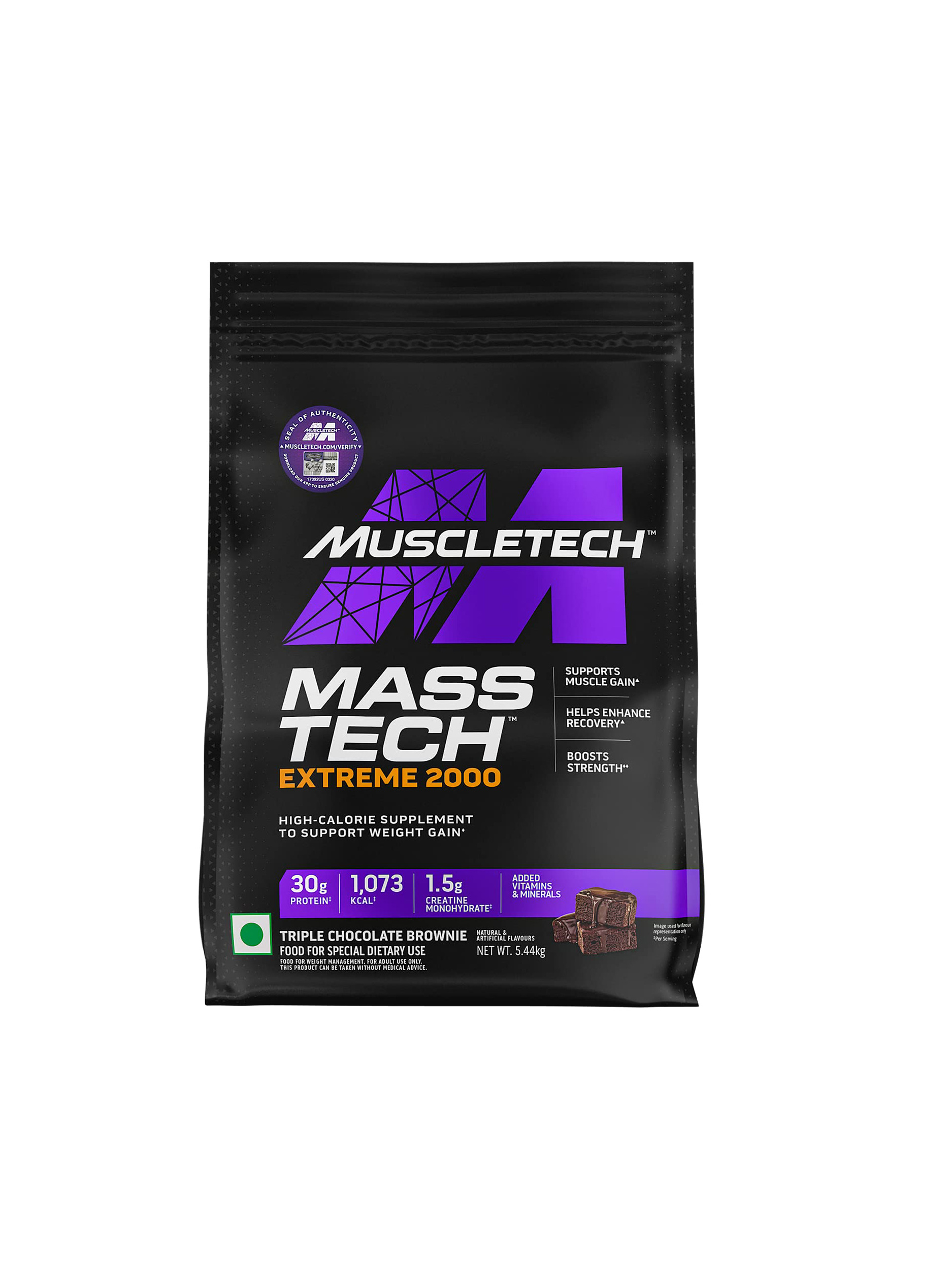گینر مس تک اکستریم 2000 ماسل تک (5.44KG) | MuscleTech Mass Tech Extreme 2000