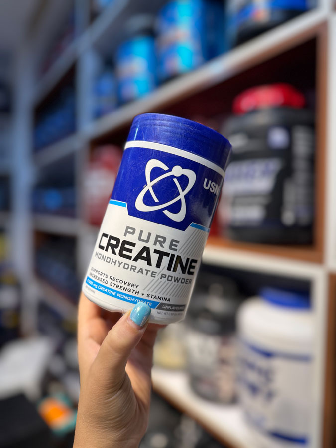 کراتین مونوهیدرات پیور یو اس ان (410g) | Usn pure Creatine Monohydrate کراتین مونوهیدرات پیور یو اس ان (410g) | Usn pure Creatine Monohydrate