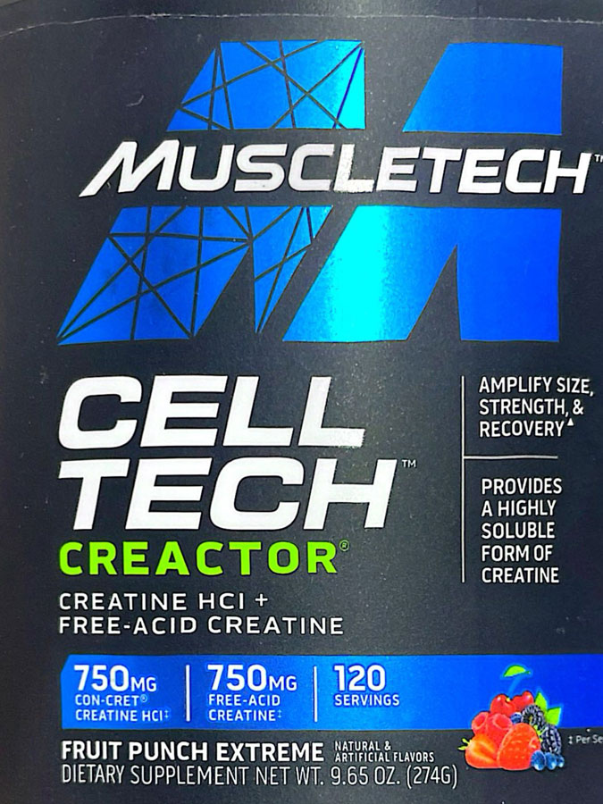کراتین سل تک هیدرو کلوراید کرکتور ماسل تک (274g) | MuscleTech Cell Tech Creactor کراتین سل تک هیدرو کلوراید کرکتور ماسل تک (274g) | MuscleTech Cell Tech Creactor