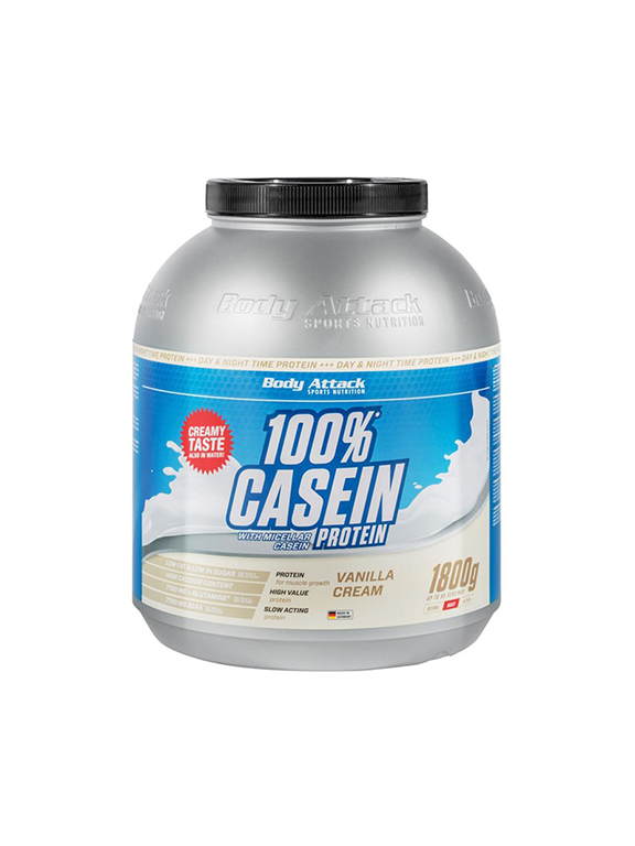 پروتئین کازئین بادی اتک (1800g) | body attack 100% Casein Protein