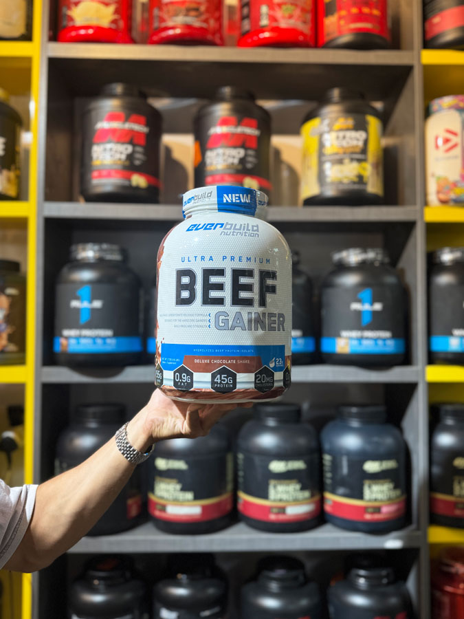 بیف گینر اوربیلد اولترا Ever Build Gainer BEEF بیف گینر اوربیلد اولترا Ever Build Gainer BEEF خرید مکمل بیف گینر