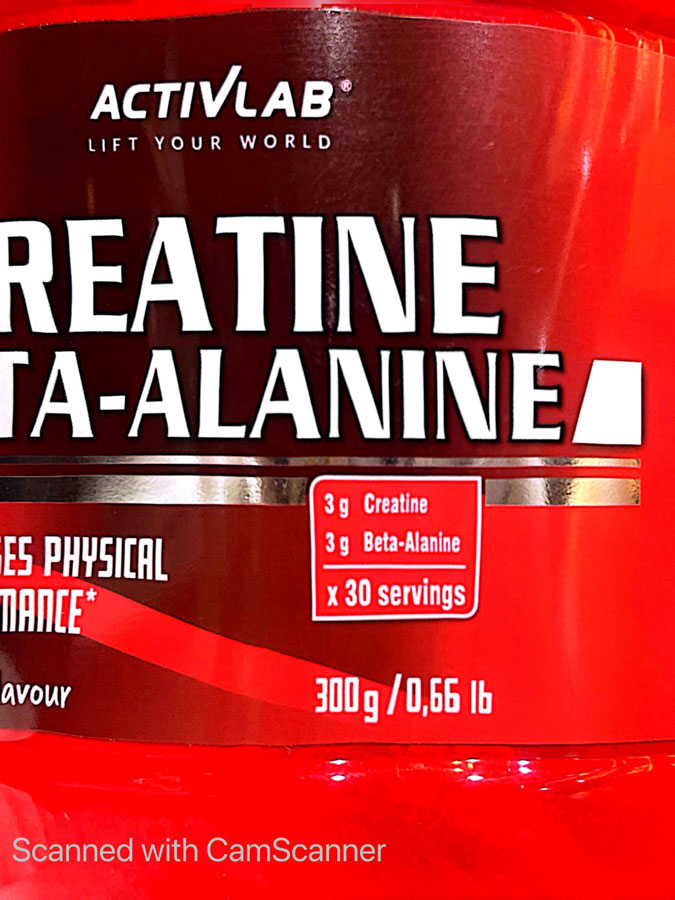 کراتین بتا آلانین اکتیو لب (300g) | ACTIVLAB Creatine + Beta-Alanine کراتین بتا آلانین اکتیو لب (300g) | ACTIVLAB Creatine + Beta-Alanine