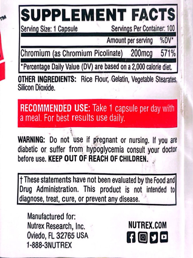 لیپو سیکس کرومیوم ناترکس (100عددی) | Nutrex Lipo ۶ Chromium لیپو سیکس کرومیوم ناترکس (100عددی) | Nutrex Lipo ۶ Chromium