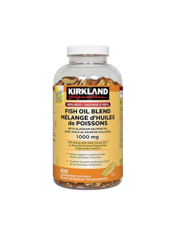 امگا 3 1000 میلی گرم کرکلند (400عددی) | kirikland 1000mg omega 3