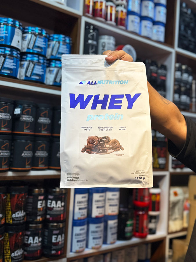 پروتئین وی آل ناتریشن کیسه ای | (۲kg) whey protein allnutrition پروتئین وی آل ناتریشن کیسه ای | (۲kg) whey protein allnutrition