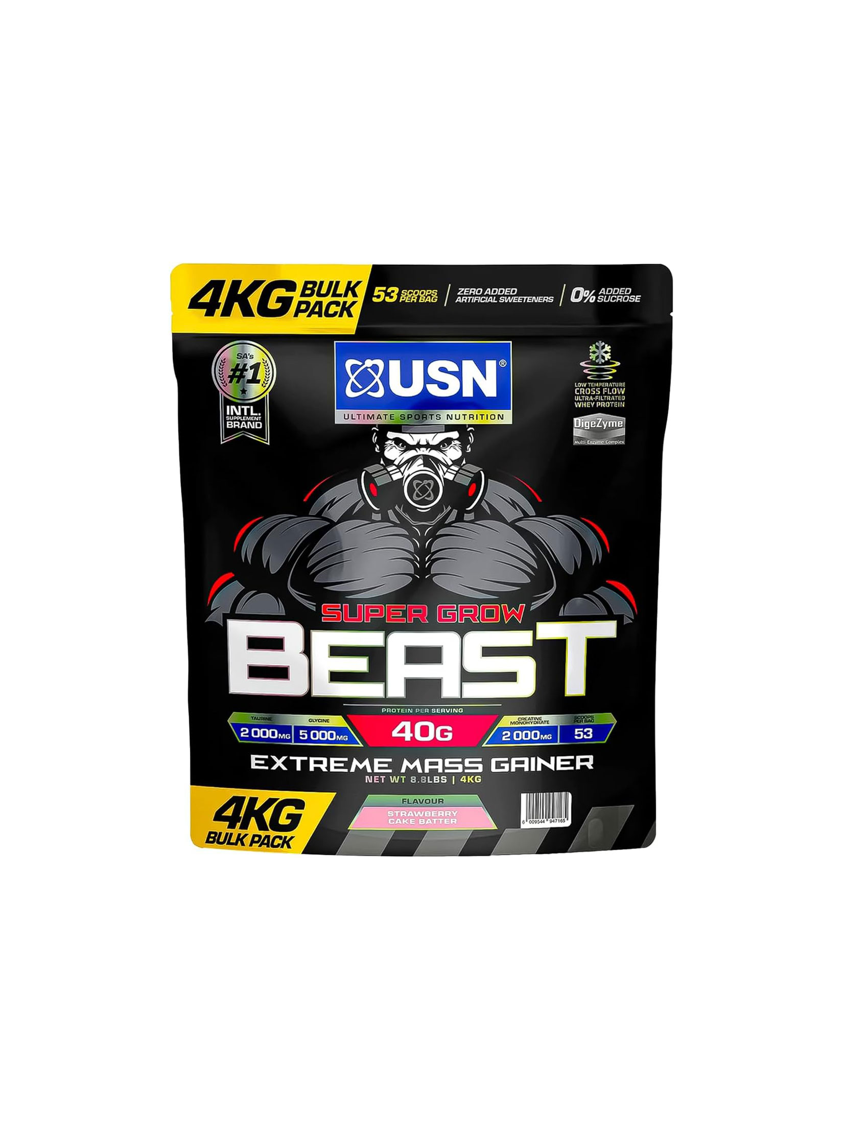 گینر بست سوپر گرو یو اس ان (4kg) | USN Super Grow Beast