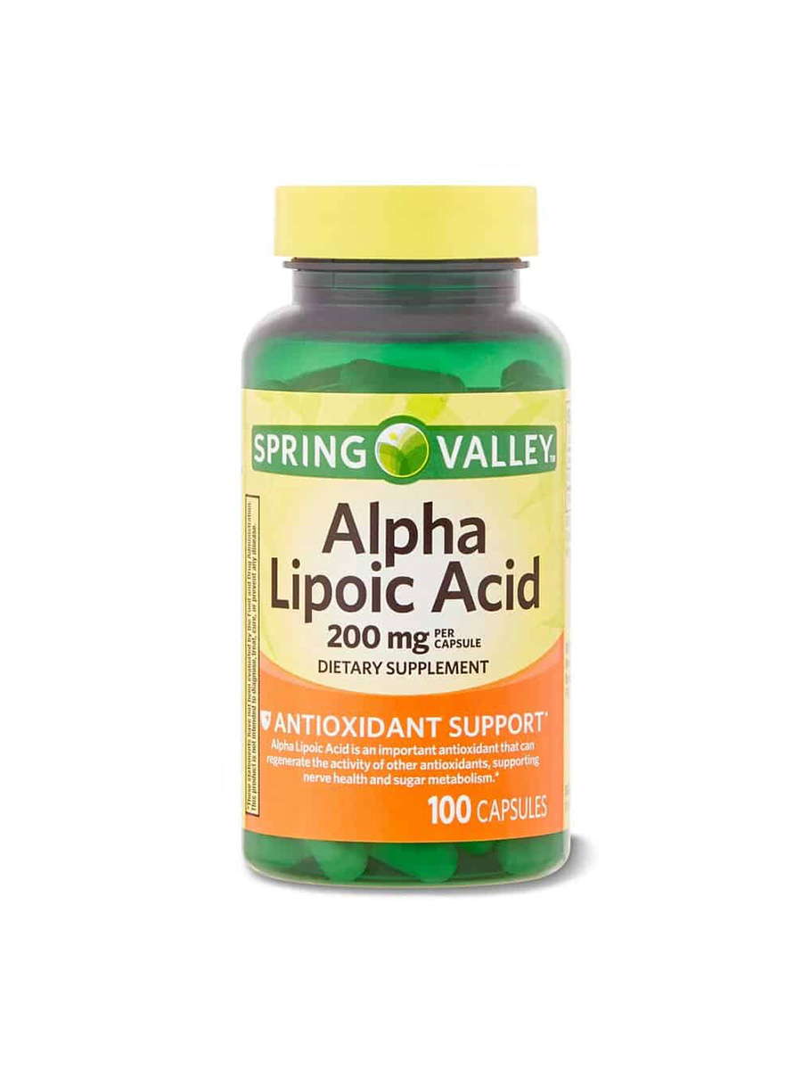 آلفا لیپوئیک اسید اسپرینگ والی (100عددی) | Spring Valley Alpha Lipoic Acid