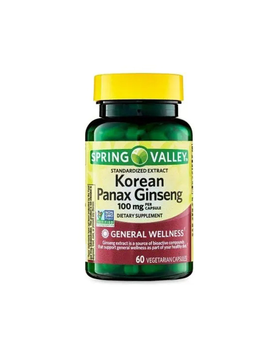 جینسینگ پاناکس کره ای اسپرینگ والی (60عددی) | Spring Valley Korean Panax Ginsengmg