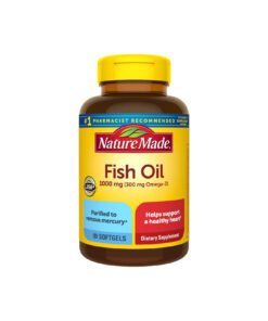 فیش اویل 1000 میلی گرم نیچرمید (90عددی) | NATURE MADE FISH OIL1000MG
