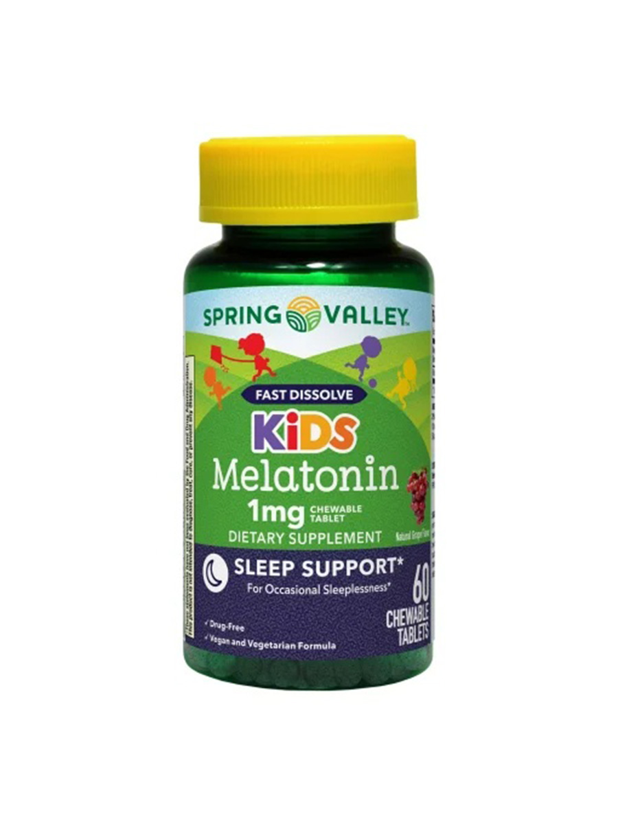 ملاتونین کودکان اسپرینگ والی (60عددی) | Spring Valley Kids Melatonin