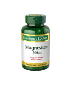 منیزیم 500 میلی گرم نیچرز بونتی (200عددی) | NATURES BOUNTY MAGNESIUM 500 MG