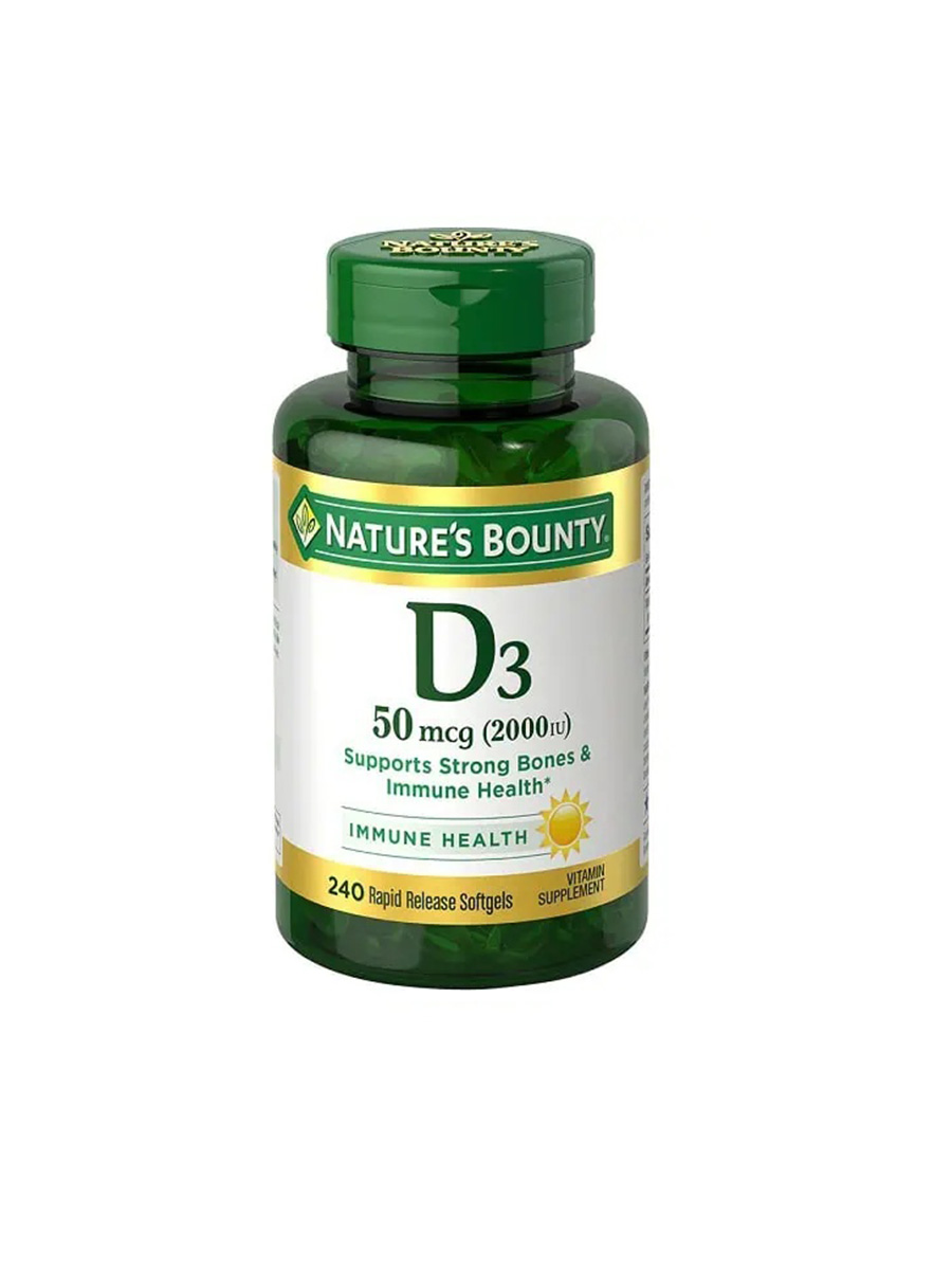 ویتامین D3 نیچرز بونتی (240عددی) | VITAMIN D3 NATURES BOUNTY