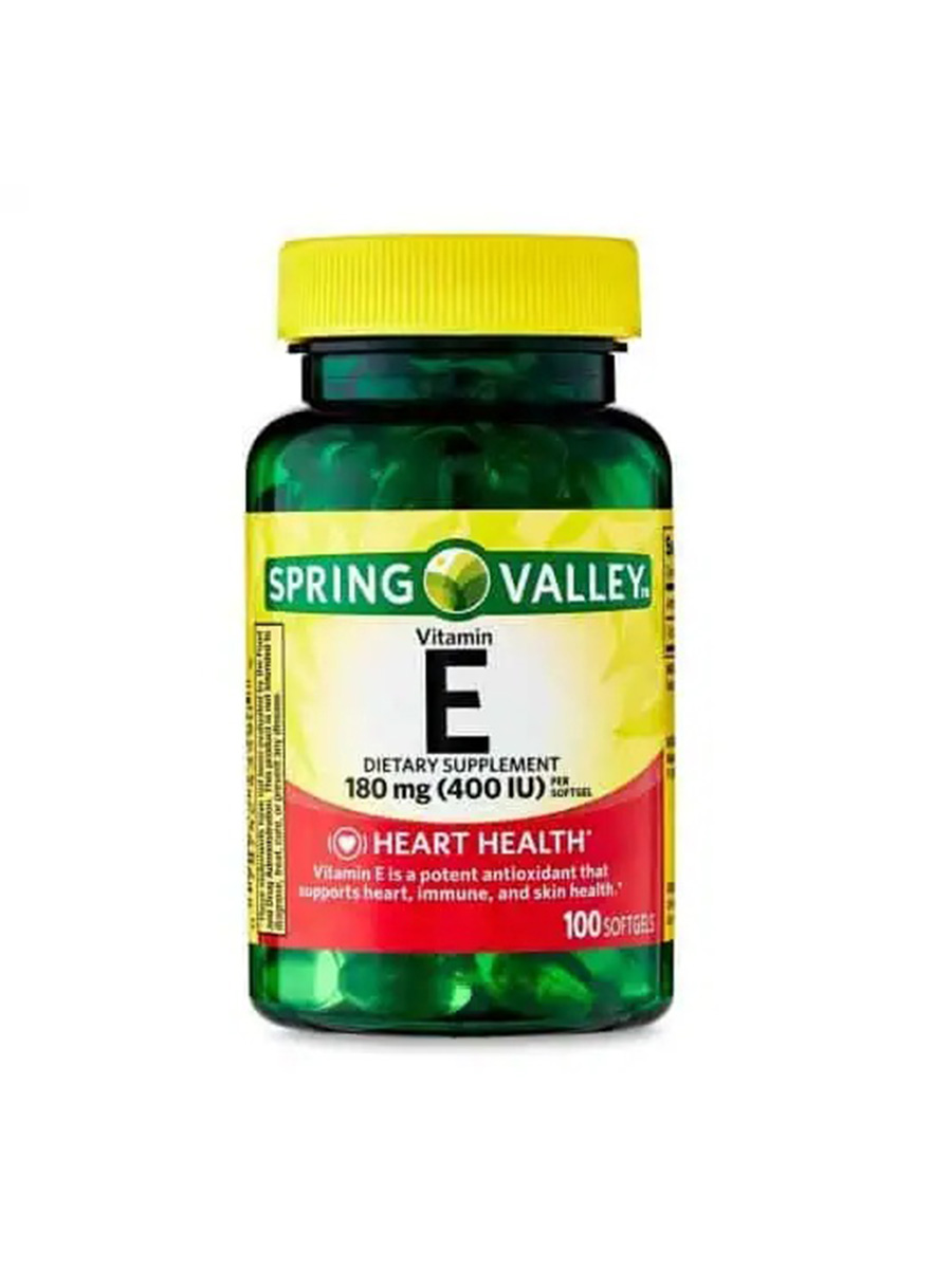 ویتامین ای 400 اسپرینگ والی (100عددی) | Spring Valley Vitamin E 400