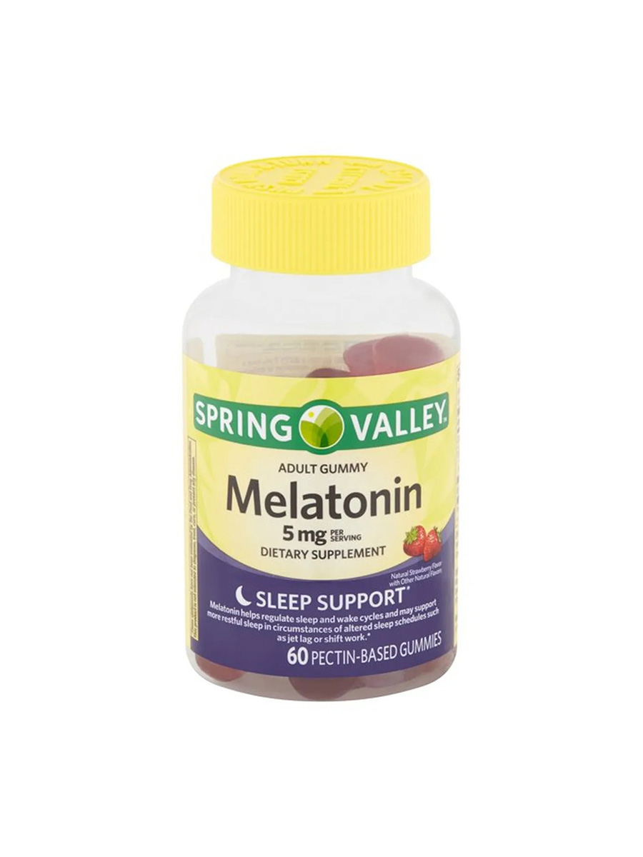 پاستیل ملاتونین اسپرینگ والی (60عددی) | Spring Valley Melatonin Gummies