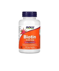 بیوتین 5000 میکروگرم ناو (120عددی) | NOW 5000MG BIOTIN