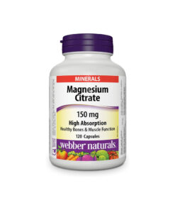 منیزیم سیترات وبر نچرالز (120عددی) | Webber Naturals Magnesium Citrates
