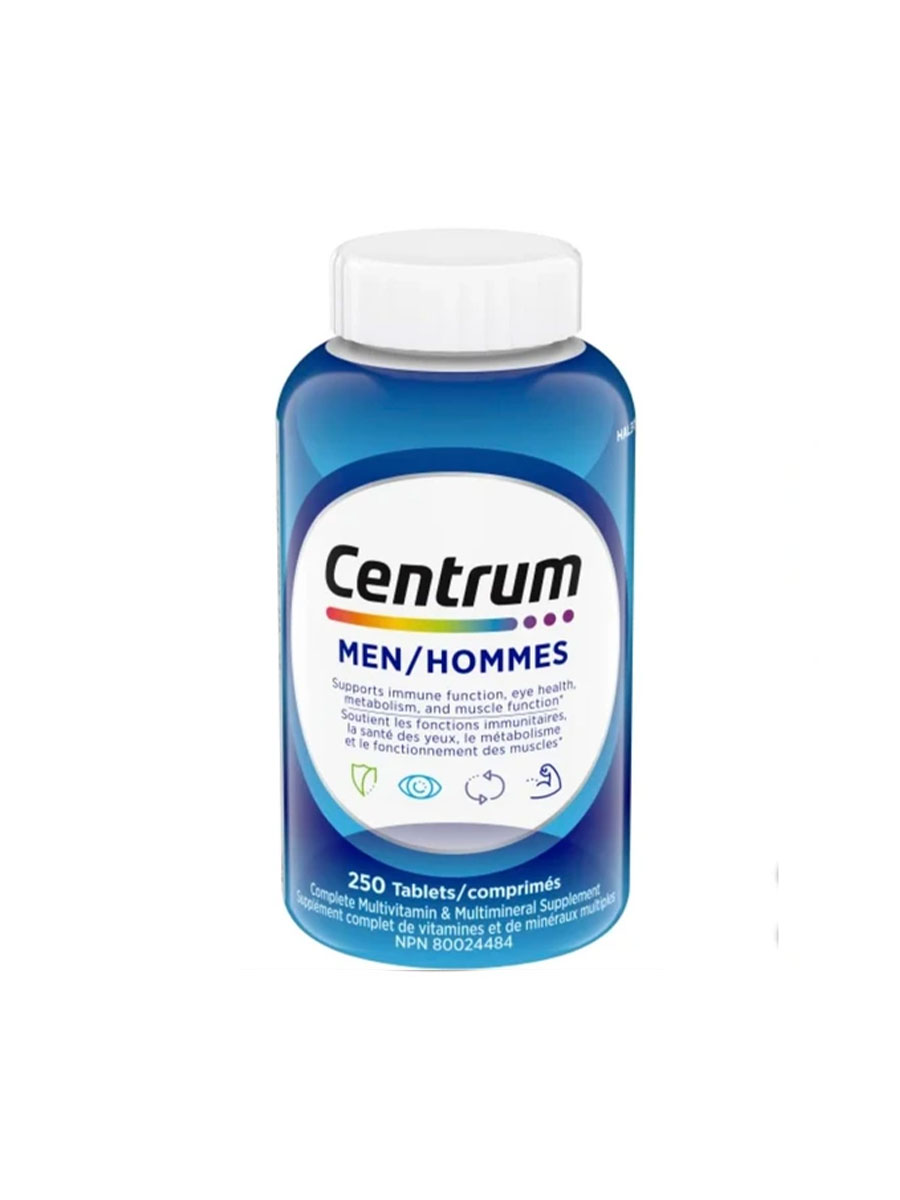 مولتی ویتامین مردانه سنتروم (250عددی) | centrum multivitamin men