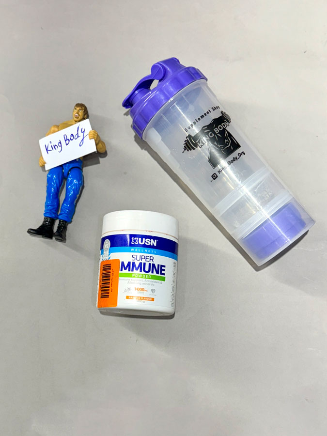 تقویت-کننده-سیستم-ایمنی-ایمون تقویت کننده سیستم ایمنی بدن سوپر ایمون یو اس ان (300G) | USN Super Immune helth Powder