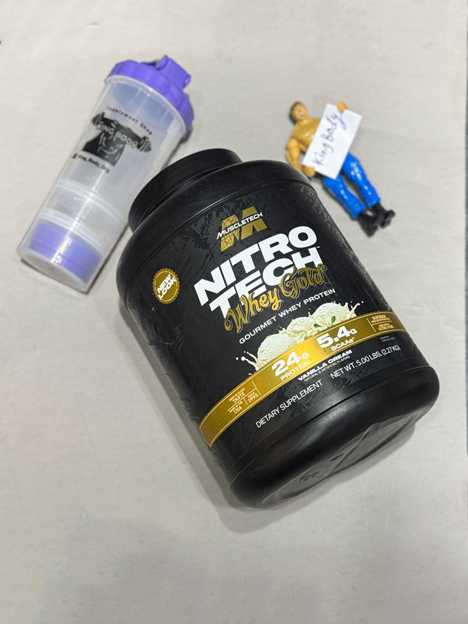 نیتروتک-گلد-ماسلتک.. پروتئین نیتروتک وی گلد ماسل تک (2.27KG) | Nitrotech Whey Gold Muscle Tech Protein