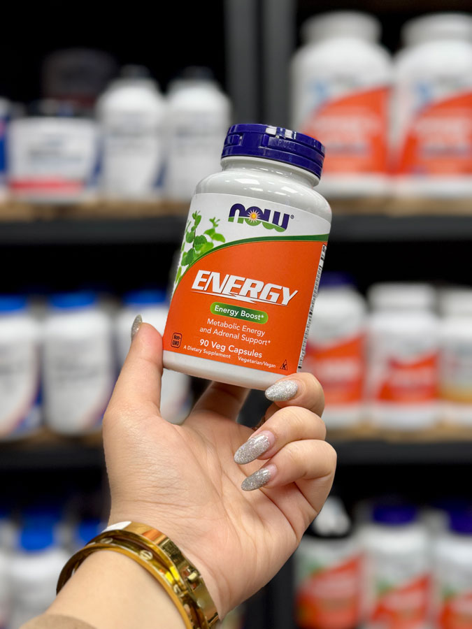 کپسول گیاهی انرژی ناو فودز کپسول گیاهی انرژی ناو فودز (90عددی) | NOW FOOD ENERGY VEG CAP