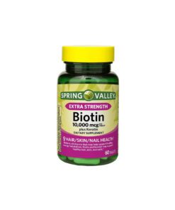 بیوتین اسپرینگ والی (عددی60) | Spring Valley Biotin 10000 Mcg