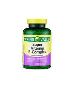 سوپر ویتامین ب کمپلکس اسپرینگ والی (100عددی) | Spring Valley Super Vitamin B-Complex