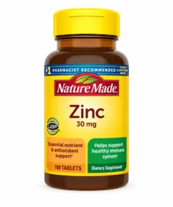 زینک ۳۰ میلی‌گرم نیچر مید ۱۰۰ عددی | Nature Made Zinc 30mg