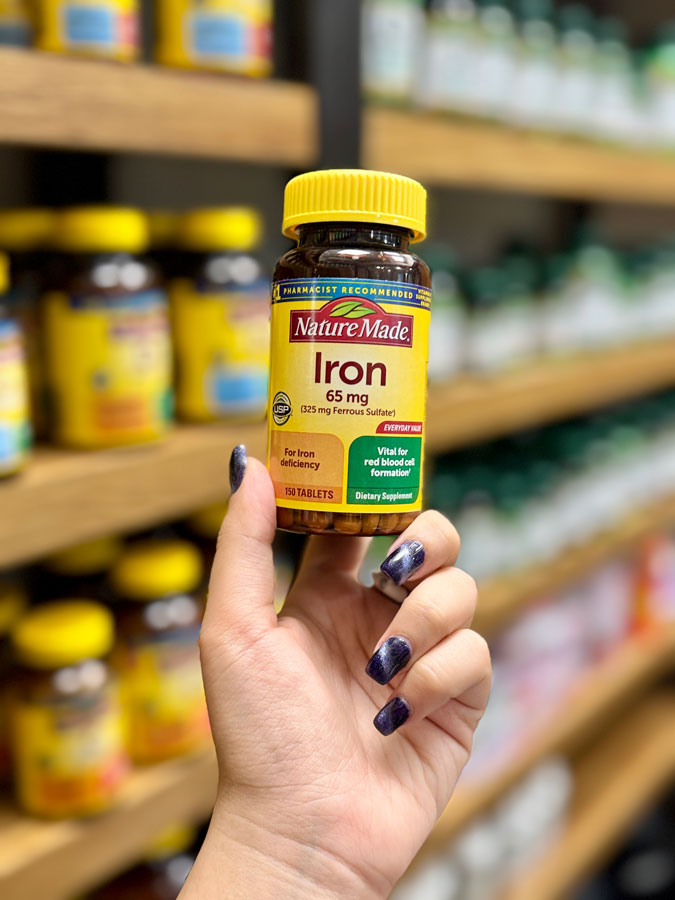 آهن-65-میلی-گرم-نیچرمید-150-عددی… آهن 65 میلی گرم نیچرمید | Nature Made Iron 65 mg